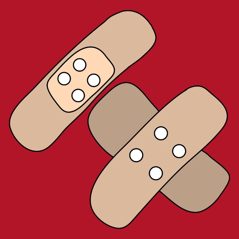 Patch, blessure, blessure, guérison, idée cadeau