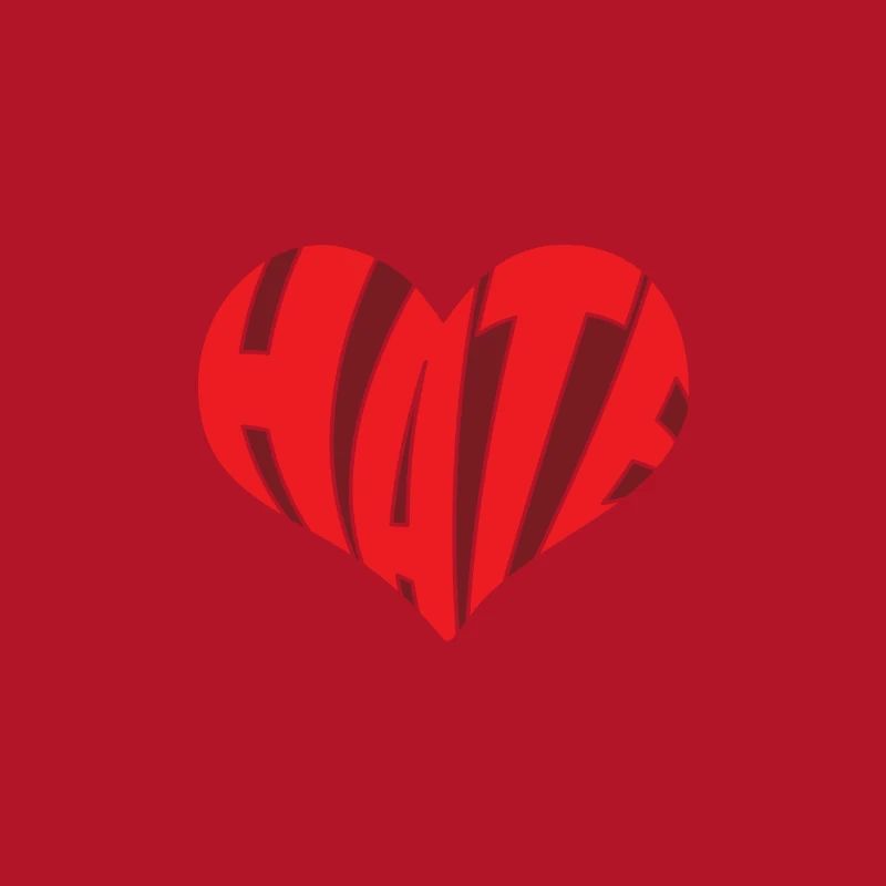 No Hate Dislike Stop Hate Anti Hate