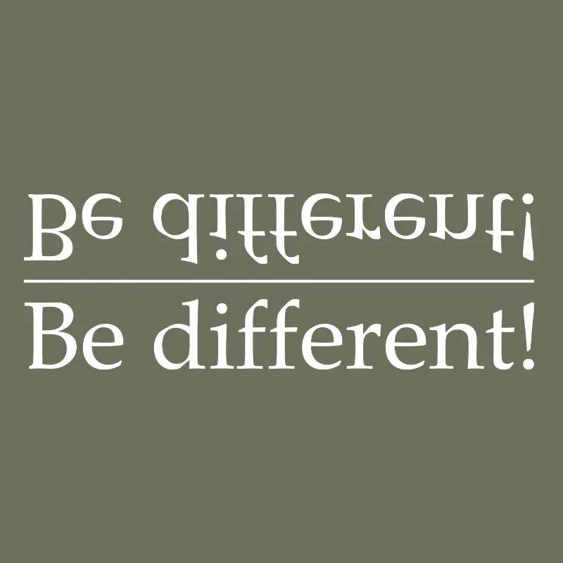 Une typographie de contraste différente