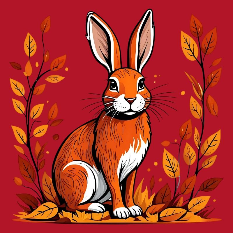 Autumn rabbit