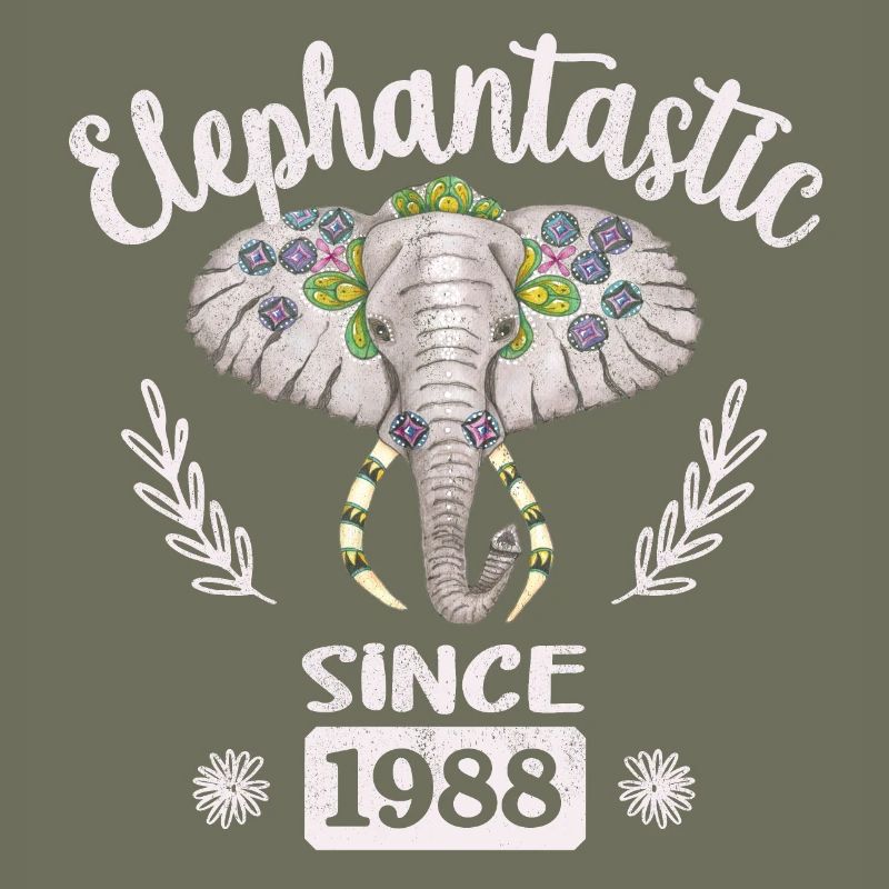 Elephantastic since 1988, Elephant Head Decorated