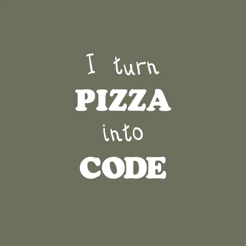 I turn Pizza Into Code Scripting Design Programmer