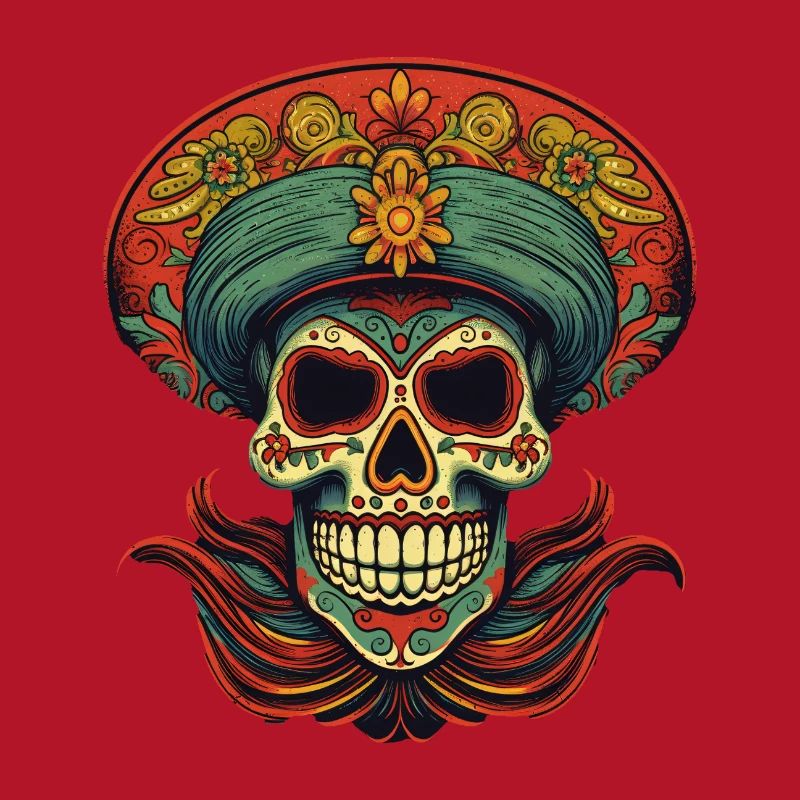 Cinco de Mayo Skull