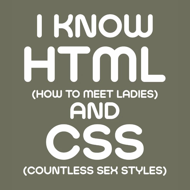 Je connais html et CSS
