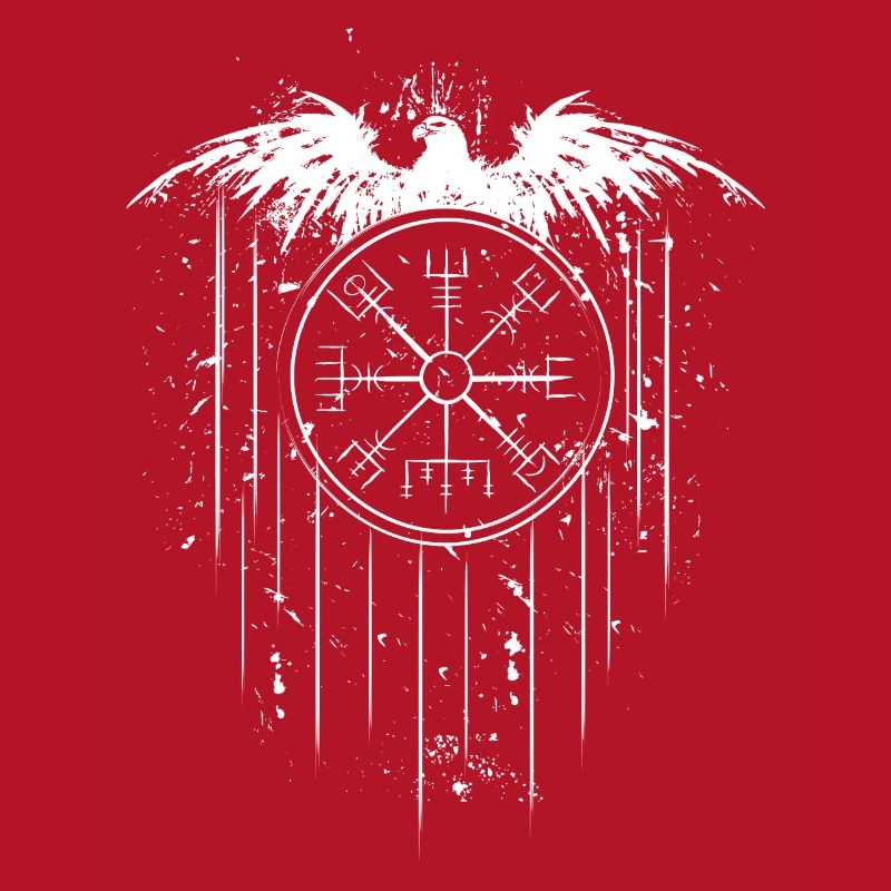 Vegvisir Runic Compass - Eagle Celts Vikings
