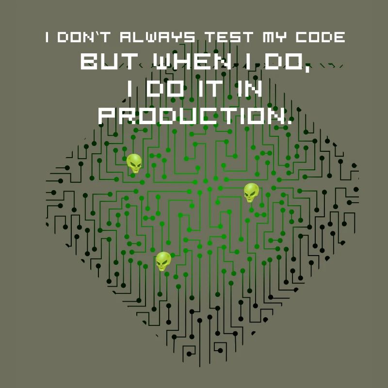 test code nerd joke spruch pc programmierer geek i
