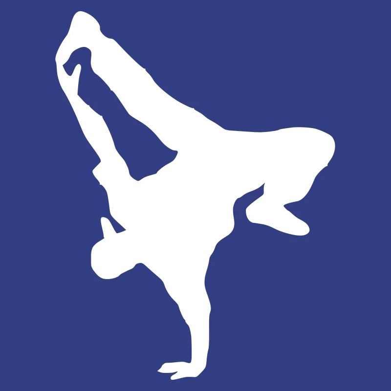 Breakdance Dancer graphics white