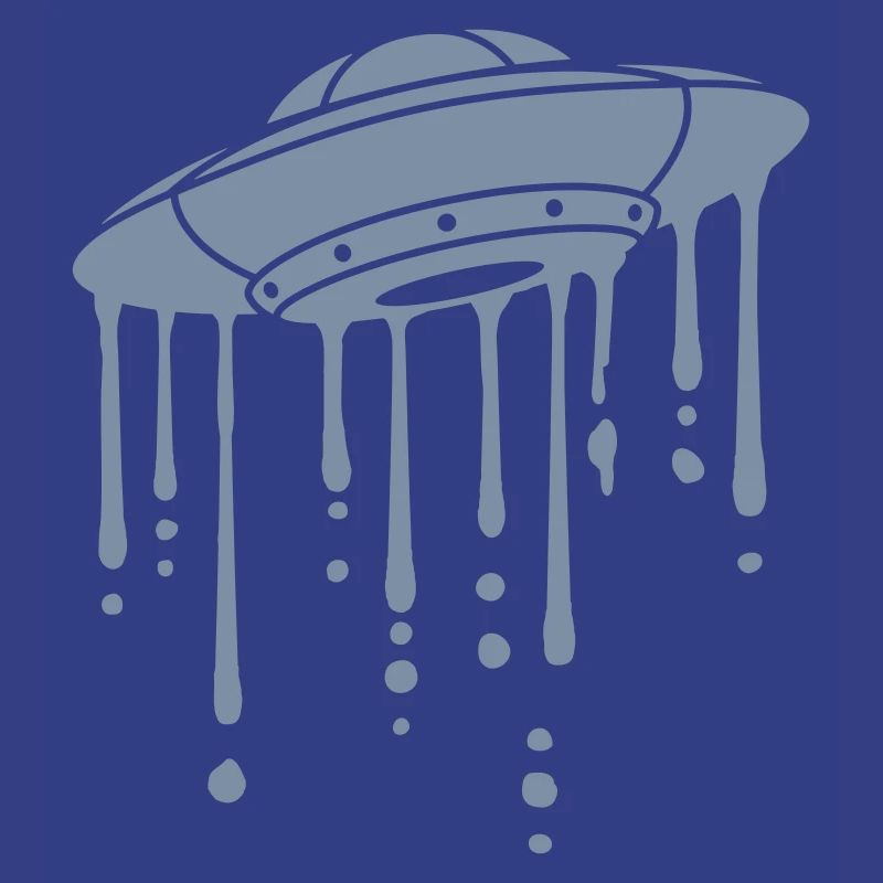 UFO Graffiti Drops Slime