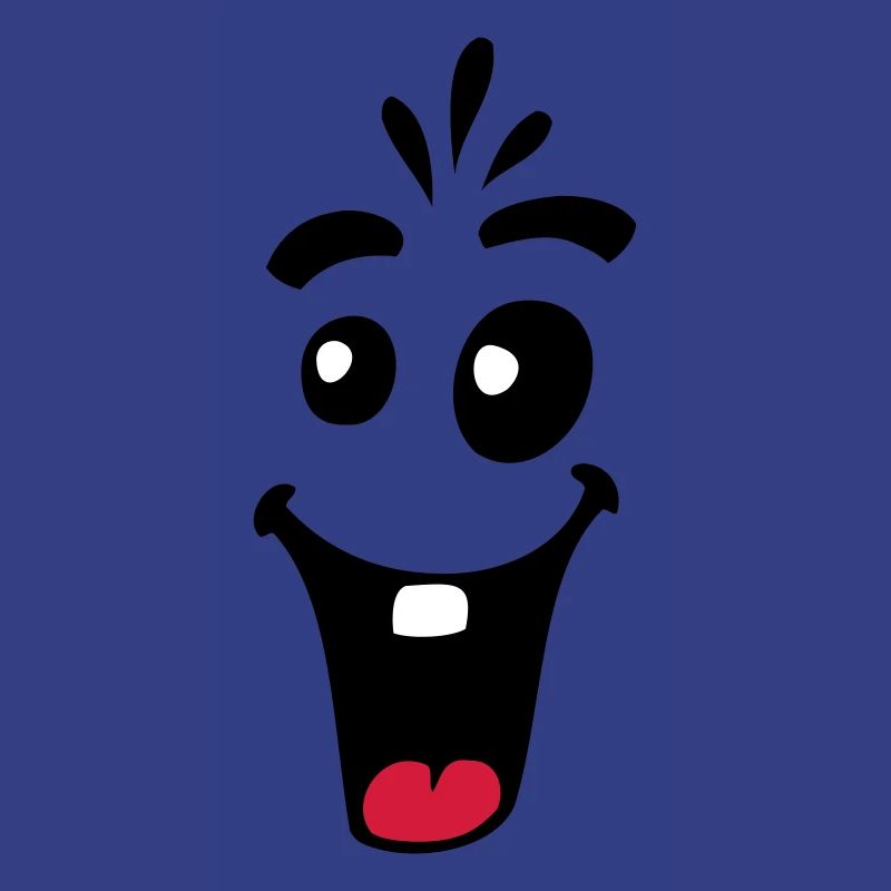 Laughing Friendly Happy Comic Face