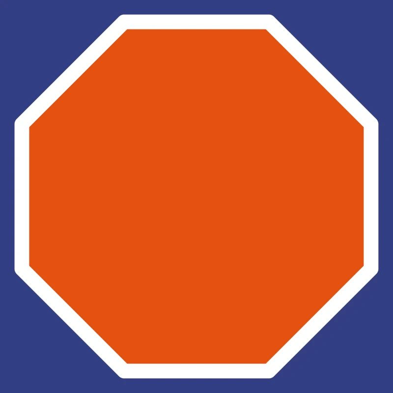 Stop Schild Vorlage Design Symbol Muster Pattern