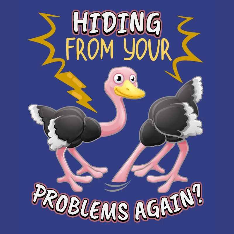 Funny Bouquet Bird-Strauss Comic Problem Solution