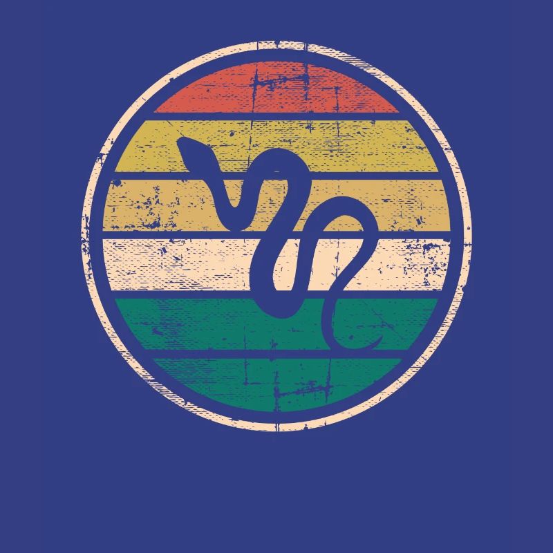 Snake Retro Reptile Python Idée cadeau