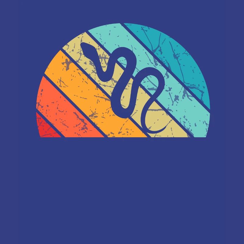 Snake Retro Reptile Python Gift idea