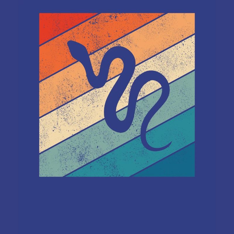 Snake Retro Reptile Python Gift idea