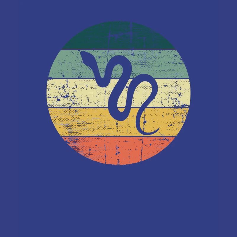 Snake Retro Reptile Python Idée cadeau