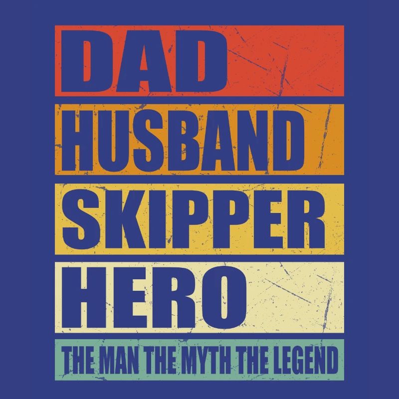 Vater Ehemann Skipper Held