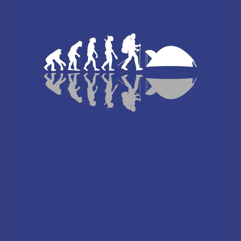 Human Evolution Drôle Camping Camper Aventure