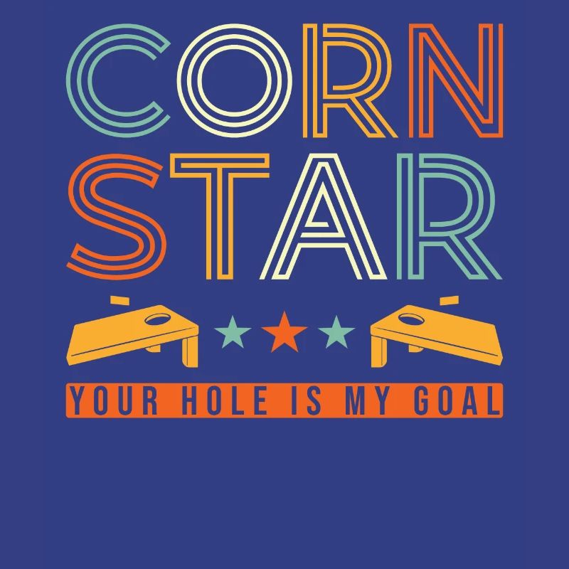 Cornstar Cornhole Game Funny