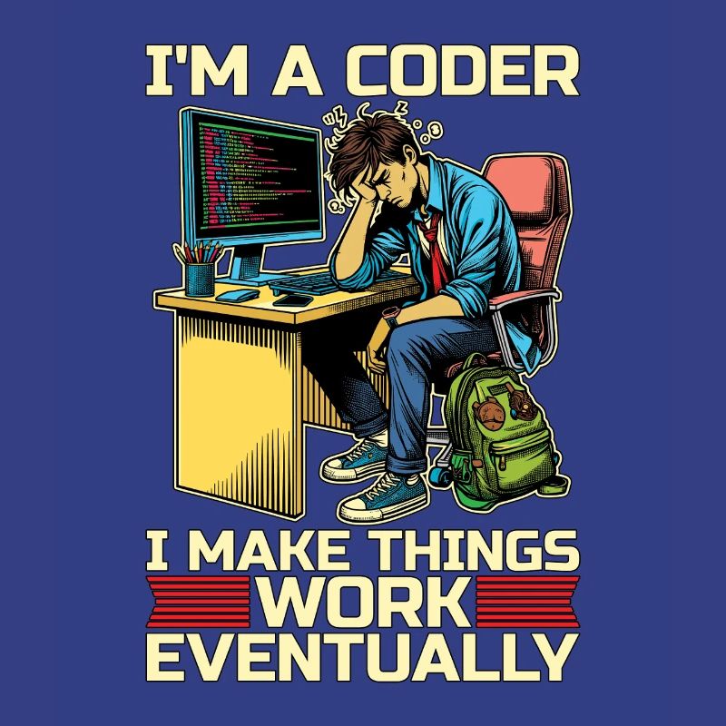 I'm A Coder I Make Things Work Developer Coders