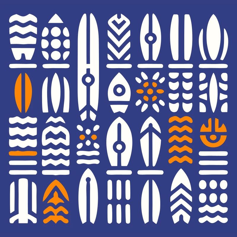 Abstract Surf and Wave Patterns