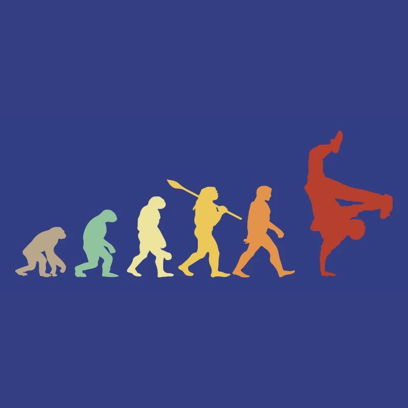 Evolution hip hop breakdance - hip hop gift idea