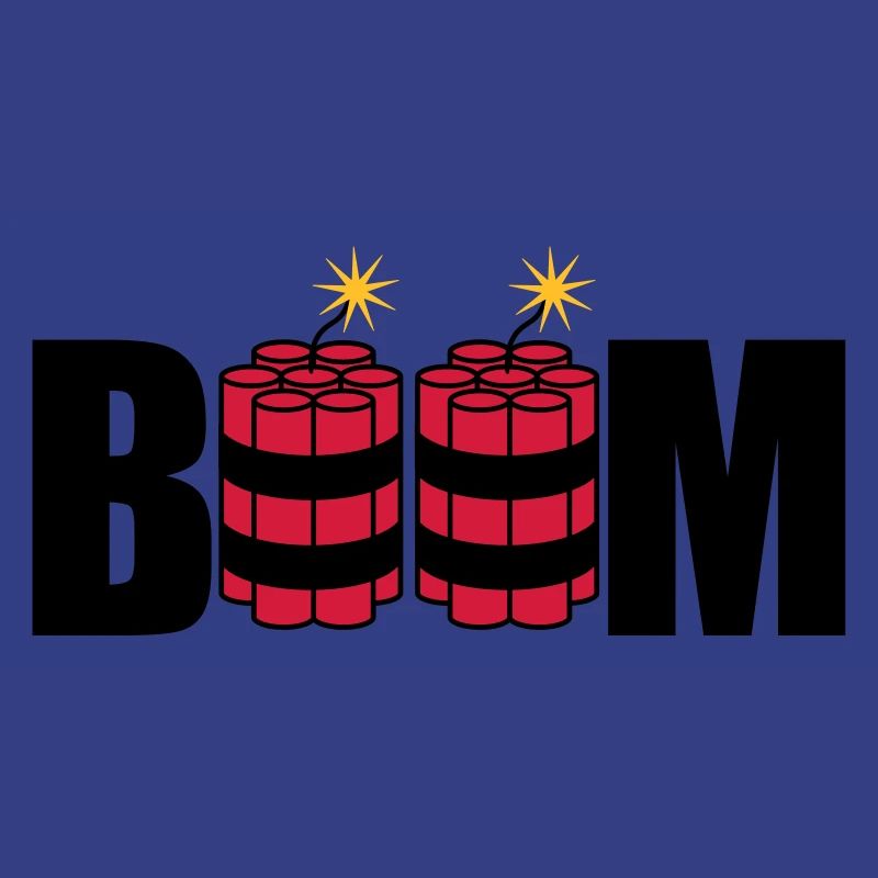 boom allumé tnt dynamite explosion explosion