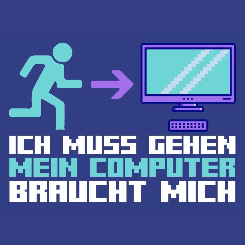 Computer Zocker Programmierer Administrator Gamer