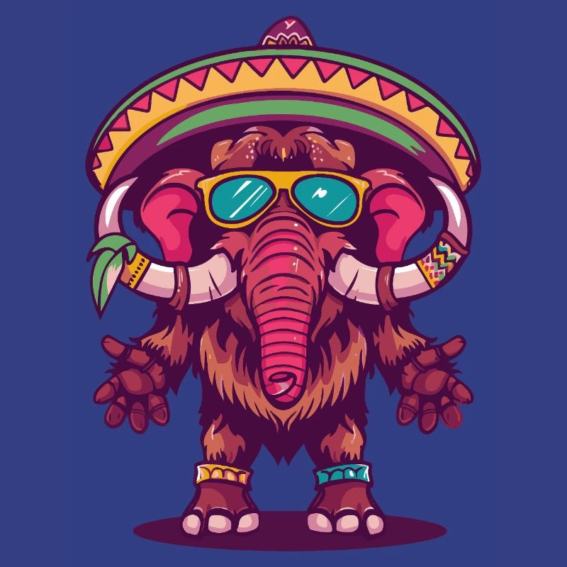 Mammoth Comic Funny Sombrero