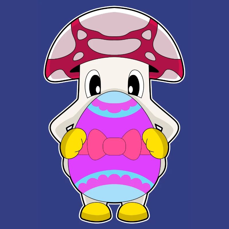 Mushroom Easter Easter Egg