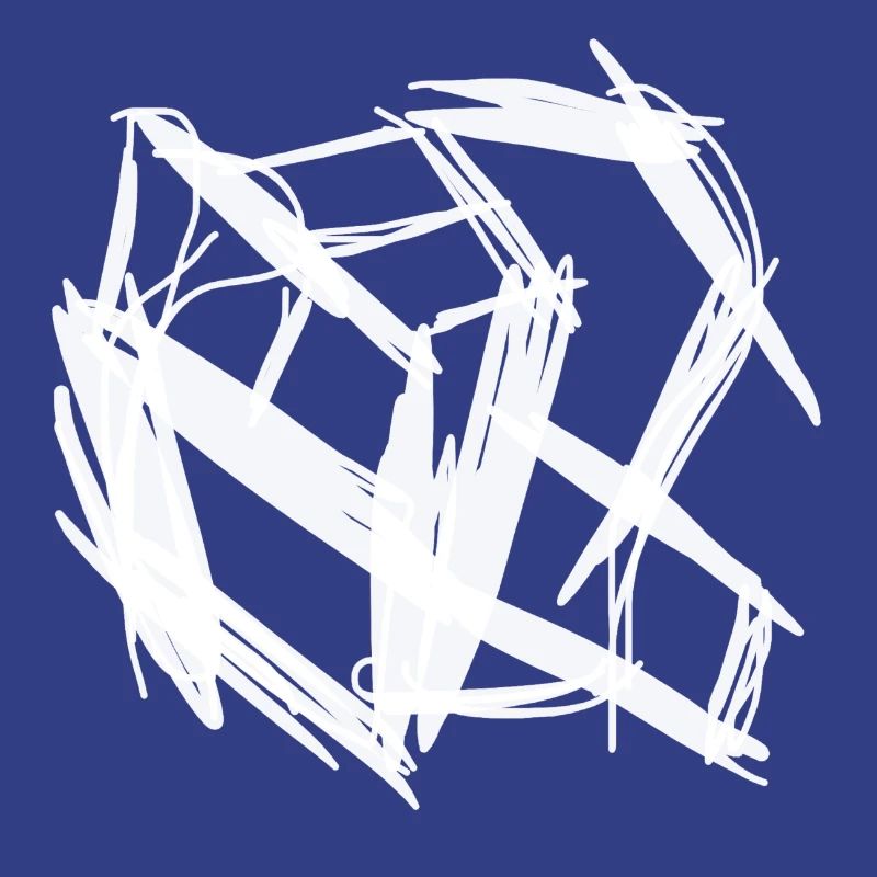 Abstraction blanche : le cube blanc