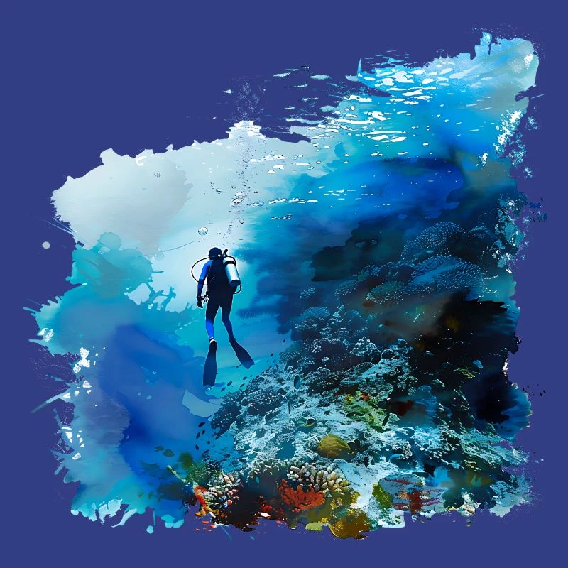 Weightless gliding while diving