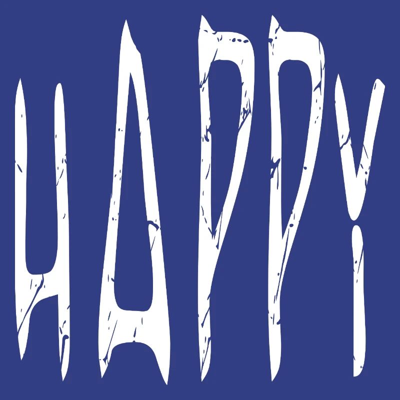 Joy Rough Typographic Pattern
