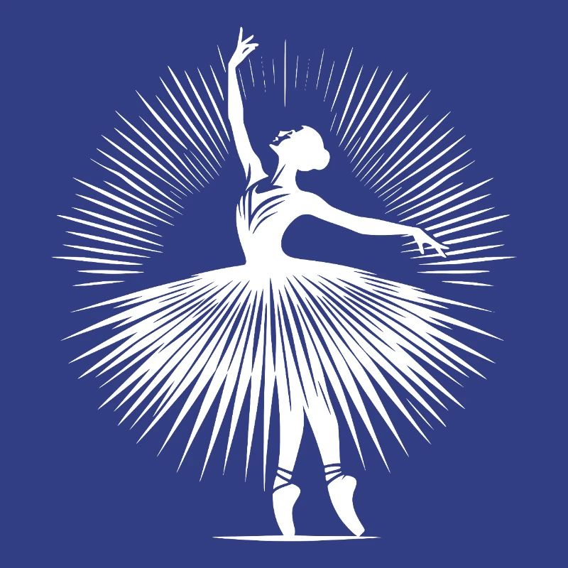 Danseuse de ballet gracieuse dans une pose de danse parfaite