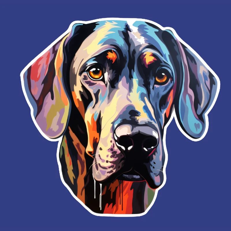 Danish Great Dane psychedelic