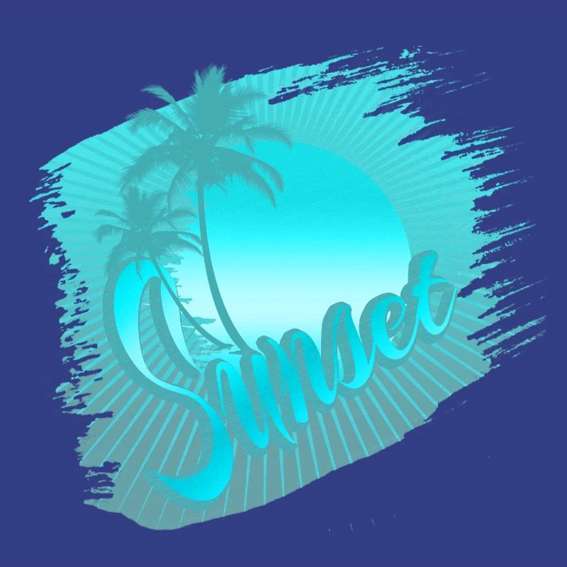 sunset blue