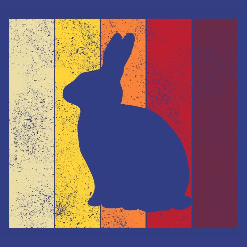 Rabbit Retro Rabbit Easter Gift