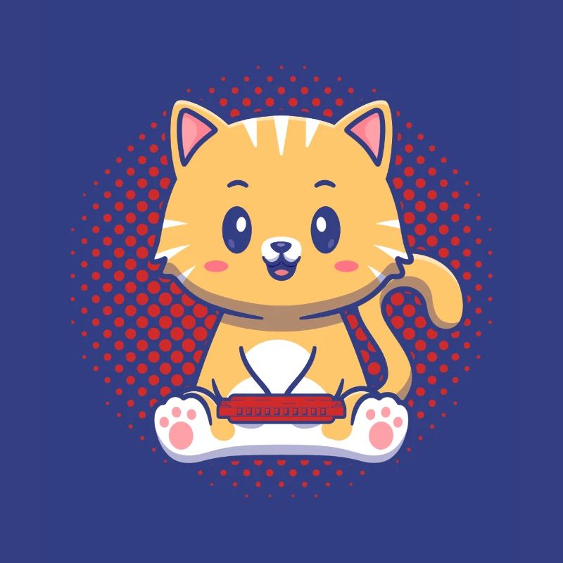 Harmonica Cat Cat Harmonica
