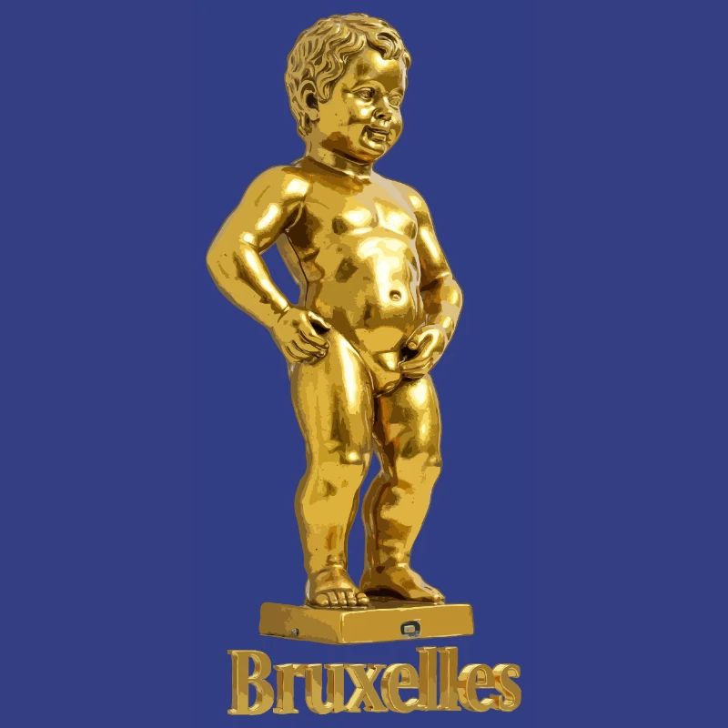 Manneken Pis de Bruxelles en oder