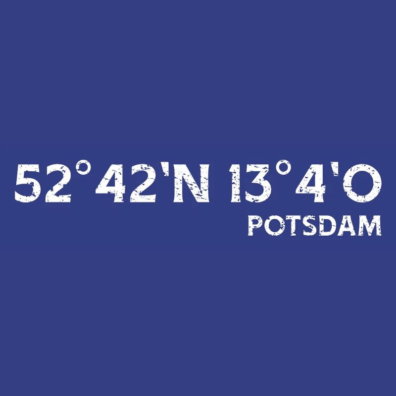 Potsdam Coordinates Souvenir Gift