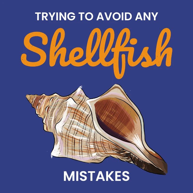 Conch Seashells Collector Beachcomber Shellfish