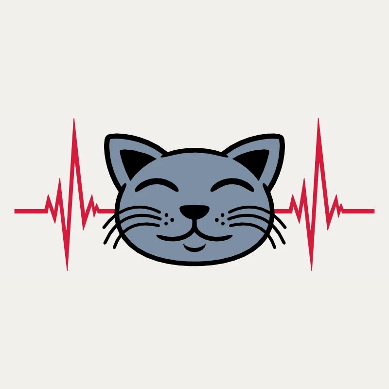 Pulse cat face happy