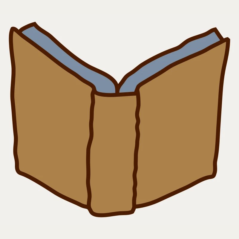 Open book from behind