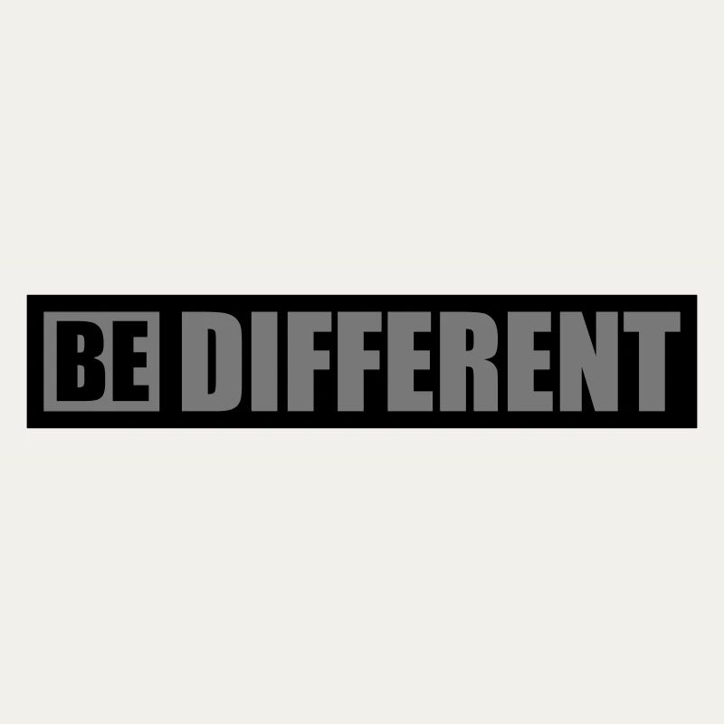 Be different Logo Design