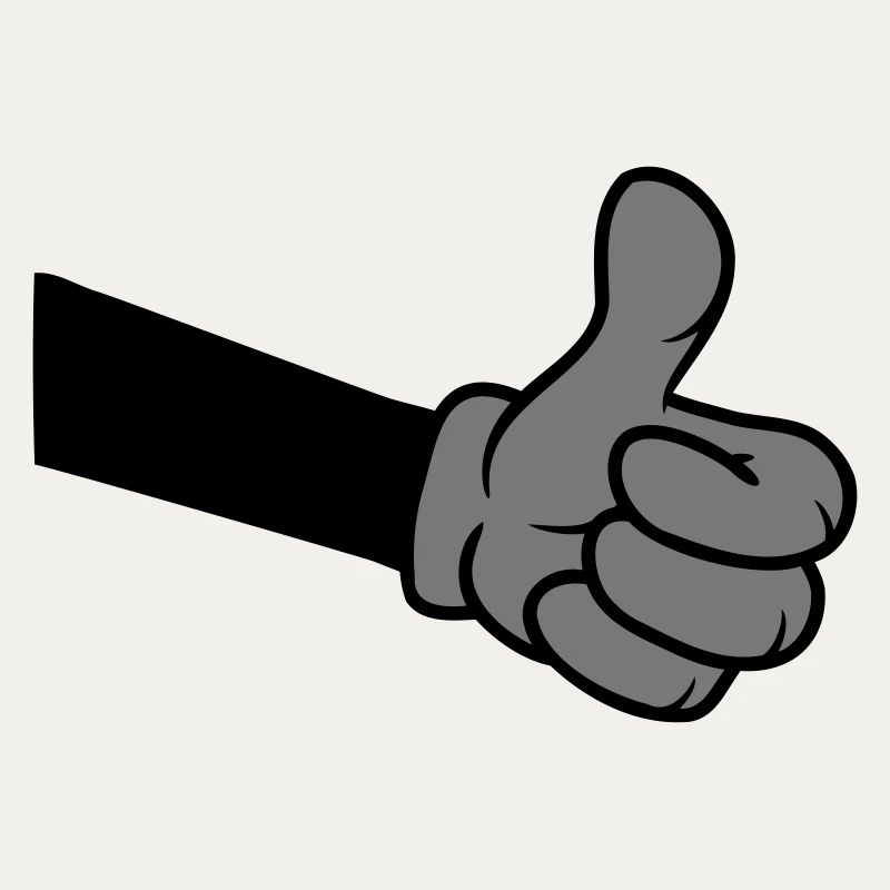 OK Comic Hand Daumen