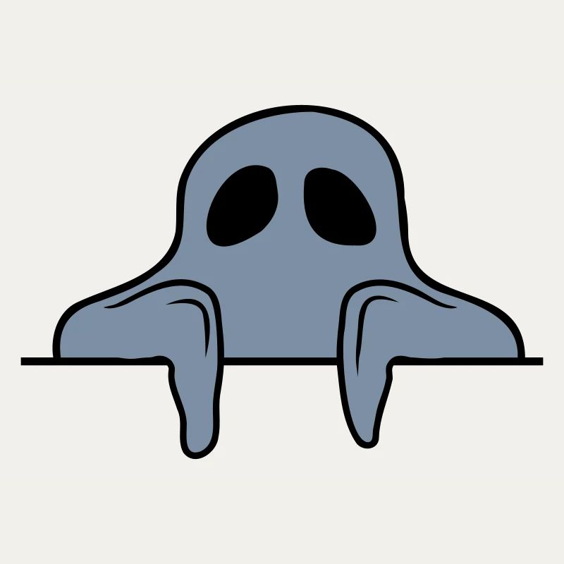 Ghost Behind Wall Comic