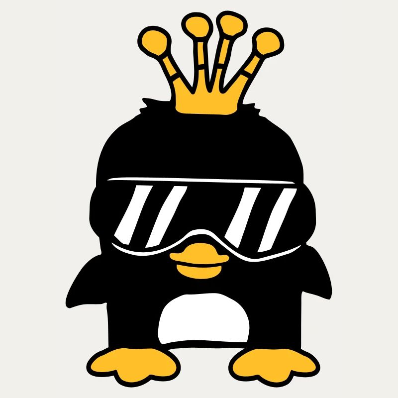 Crown Penguin King Queen Prince Princess Small