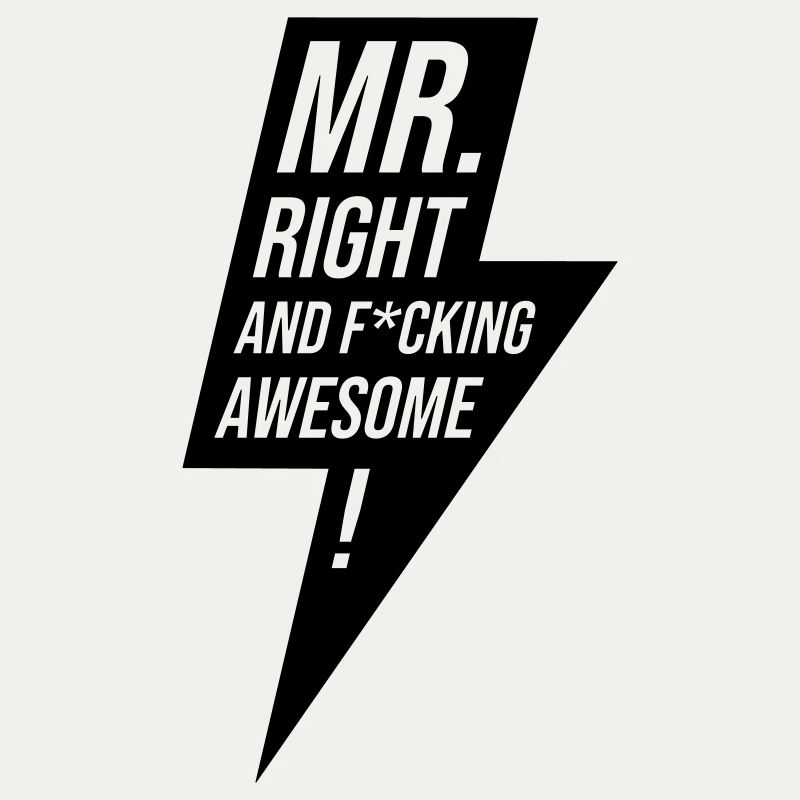 Mr Right Bachelor Design Gift
