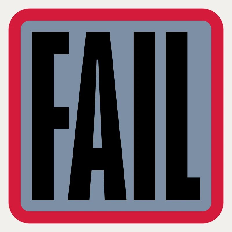 Logo d’échec du bouton