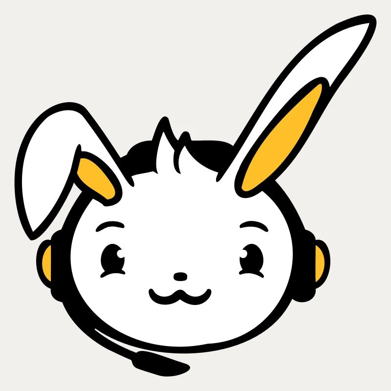 Bunny Plays Console Casque Gamer Nerd Casque