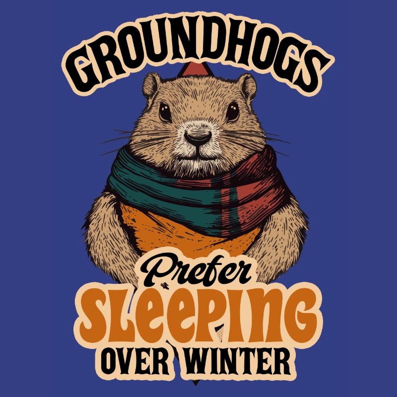 Groundhogs Prefer Sleeping Over Winter Funny